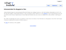 Tablet Screenshot of fttx.lidingobredband.se